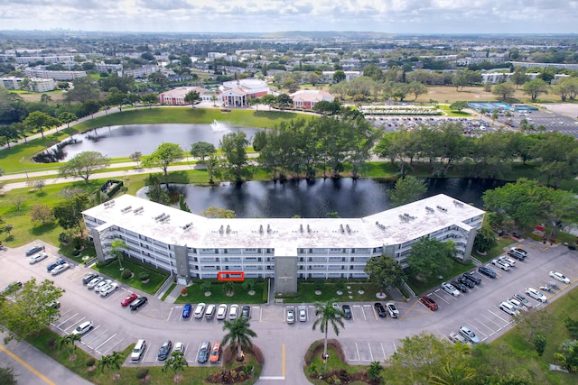 1153 Cambridge Unit G, Deerfield Beach, FL 33442 - aerial view of property and surrounding area with a large body of water
