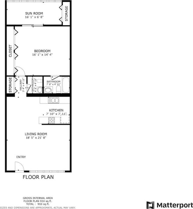 1153 Cambridge Unit G, Deerfield Beach, FL 33442 - property floor plan