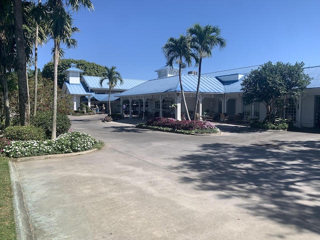 view of property with driveway