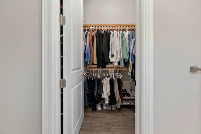 view of closet