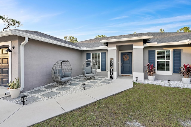 view of front of house featuring a front yard