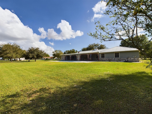 view of yard