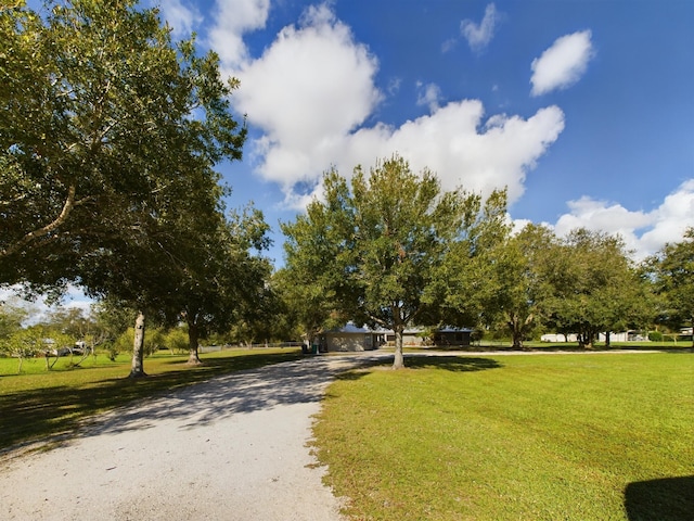 surrounding community with a lawn