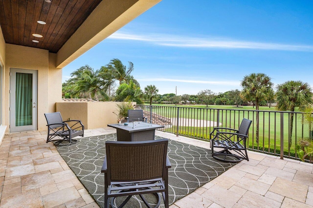 view of patio