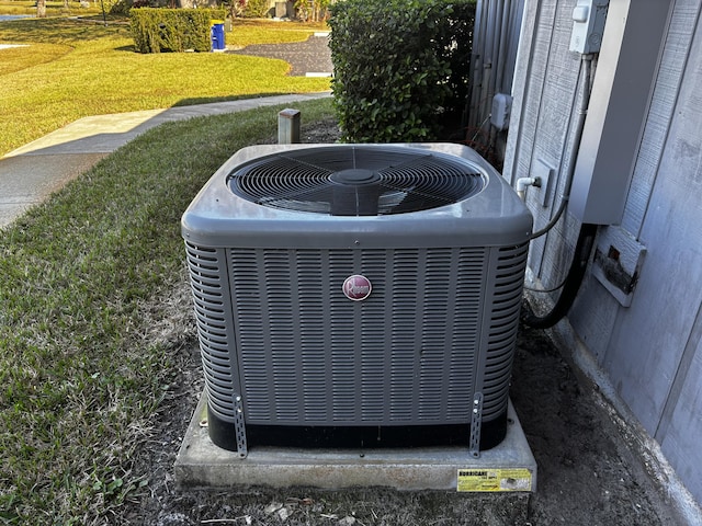 exterior details with central AC unit