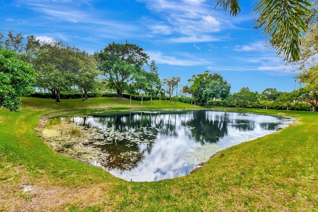 property view of water