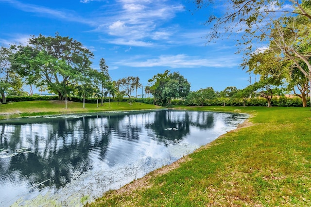 property view of water