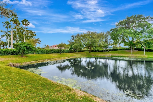 property view of water