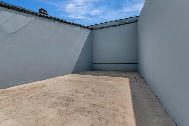 view of patio / terrace with a balcony