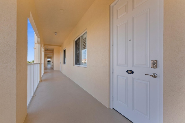 view of hallway