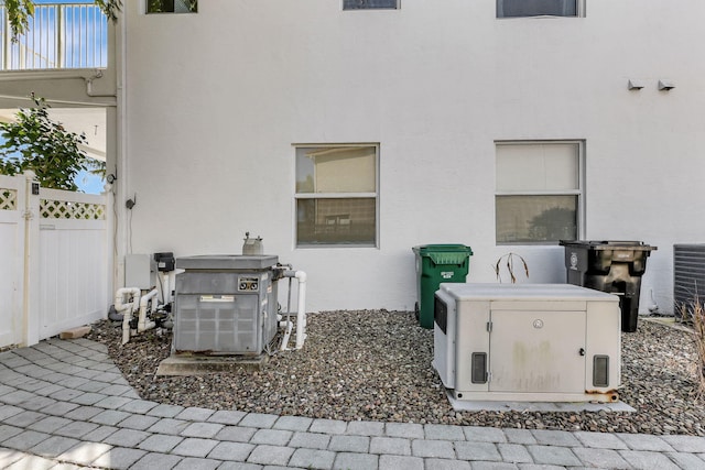 view of patio / terrace featuring central AC unit