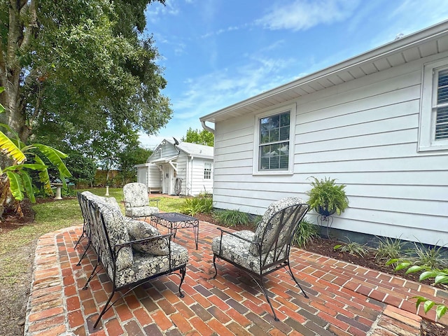 view of patio / terrace featuring outdoor lounge area