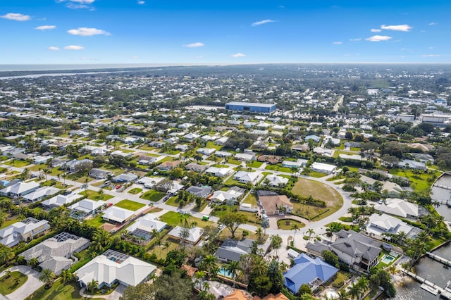 drone / aerial view featuring a residential view