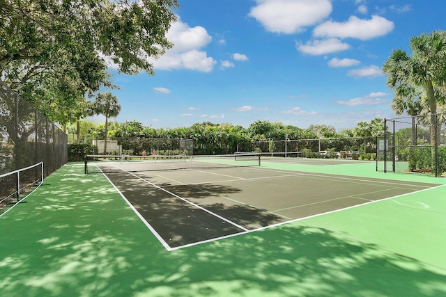 view of sport court