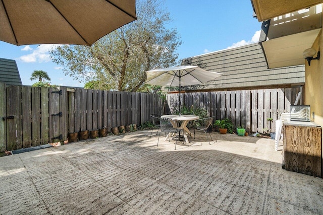view of patio