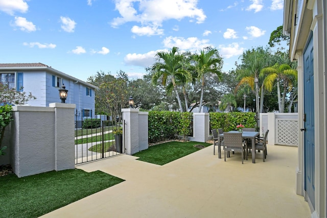 view of patio