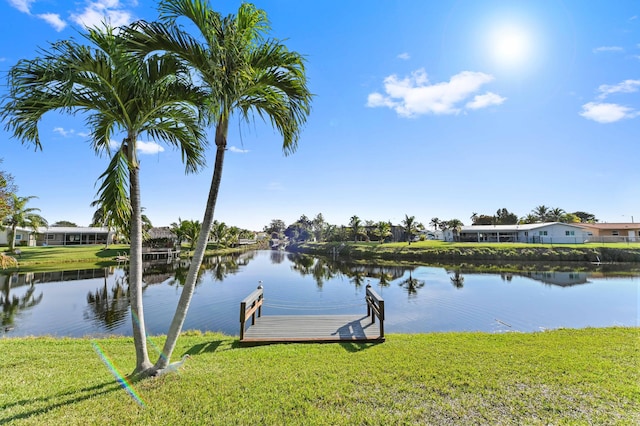 property view of water