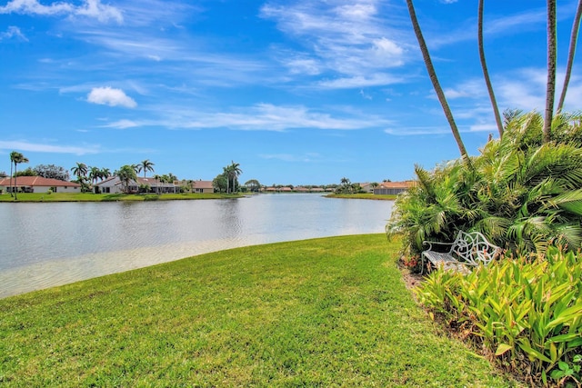 property view of water