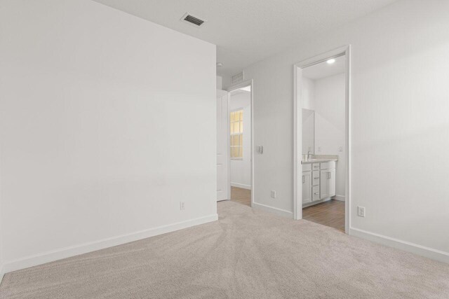 bathroom featuring vanity and wood-type flooring