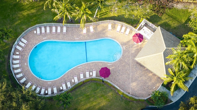 view of pool