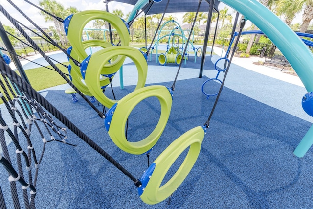 exterior space featuring a playground