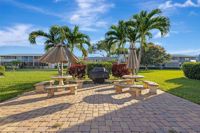 view of patio / terrace with grilling area