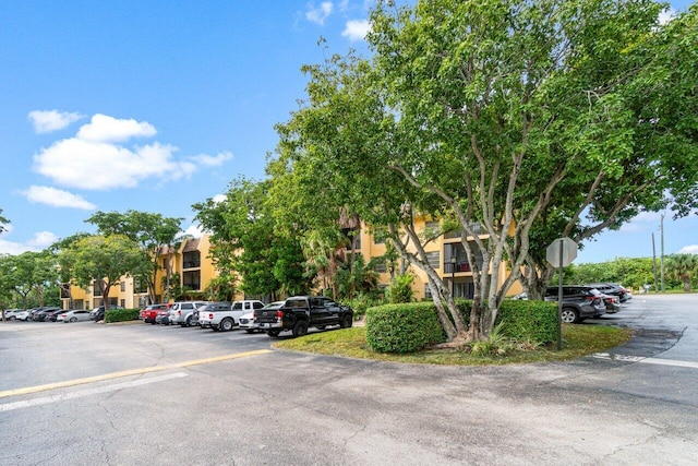 view of parking / parking lot