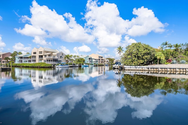 water view featuring a residential view