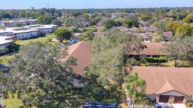 bird's eye view featuring a residential view