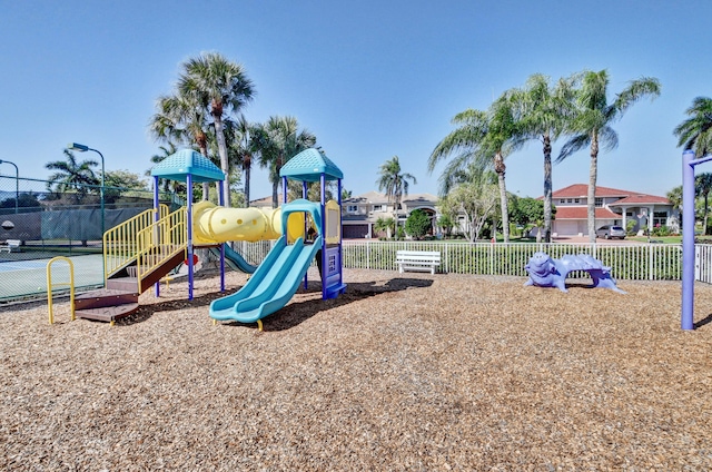 view of jungle gym