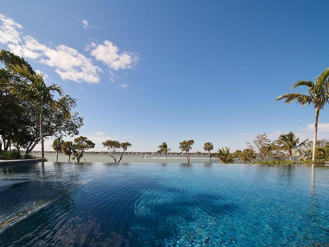 view of water feature