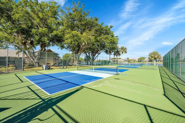 view of sport court