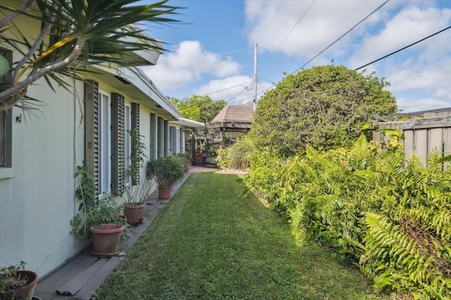 view of yard