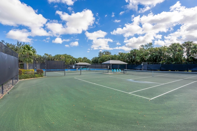 view of sport court