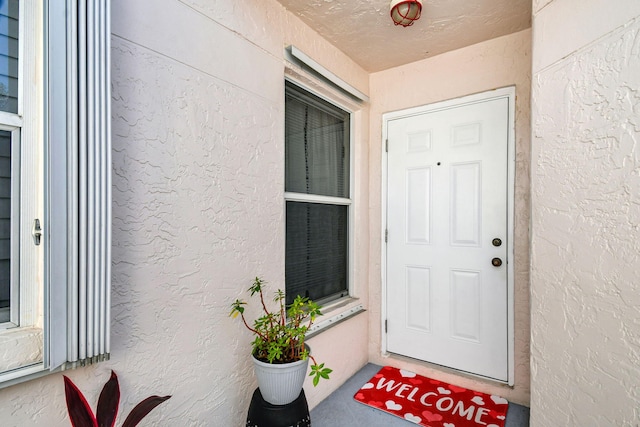 view of entrance to property