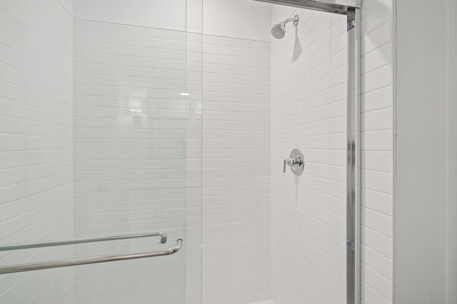 full bath featuring a shower stall