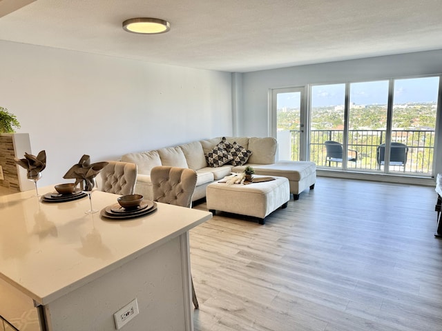 bedroom featuring light hardwood / wood-style flooring