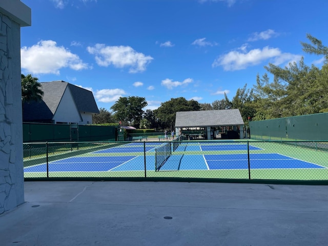 view of sport court