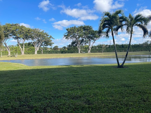 view of water feature