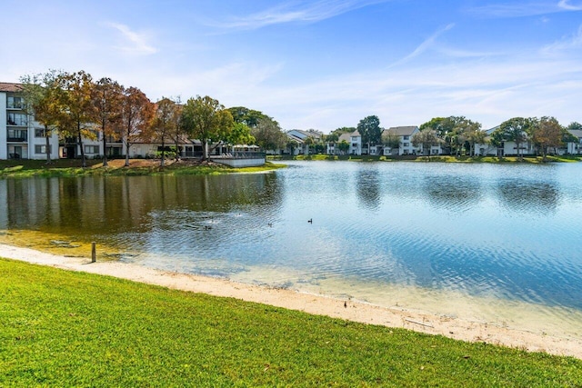 property view of water