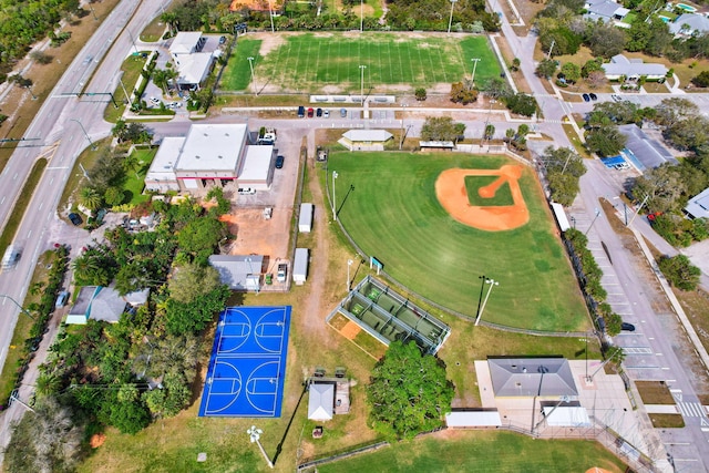 bird's eye view featuring a residential view