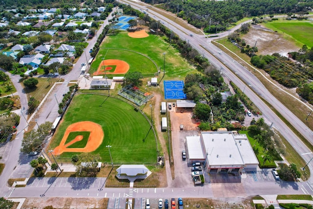 drone / aerial view