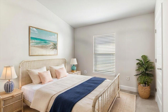 bedroom with carpet flooring