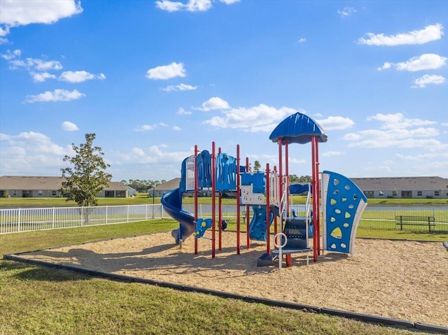 view of jungle gym