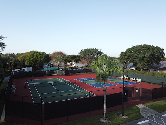 view of sport court