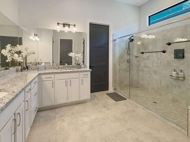 bathroom featuring an enclosed shower and toilet