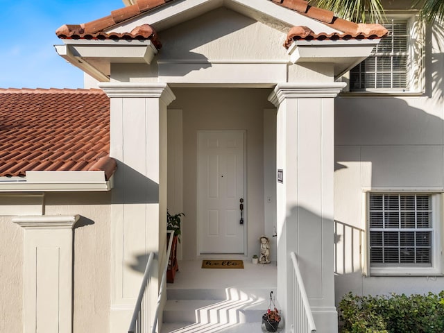 view of property entrance