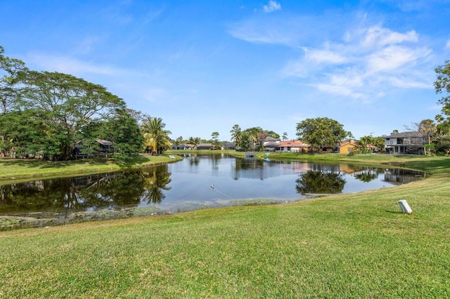 property view of water