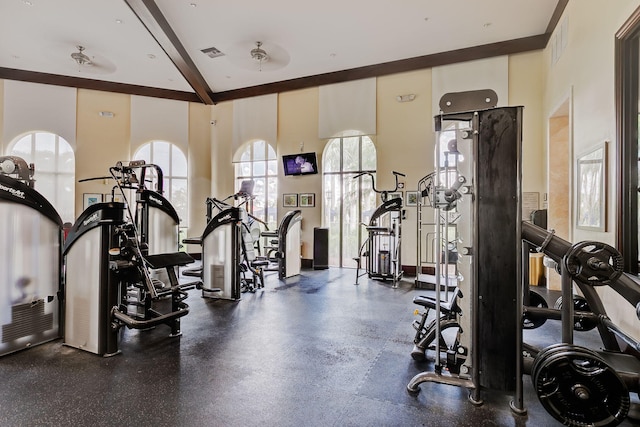 view of exercise room