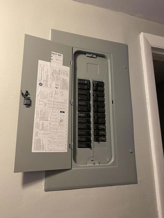 utilities with electric panel